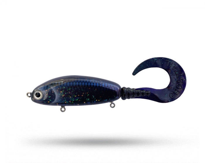 Juhlin Baits Bull Tail - Midnight Blue i gruppen Fiskedrag / Tailbeten hos Örebro Fiske & Outdoor AB (Juhlin Hunchback Midnight)